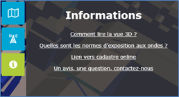 Informations vue 3D