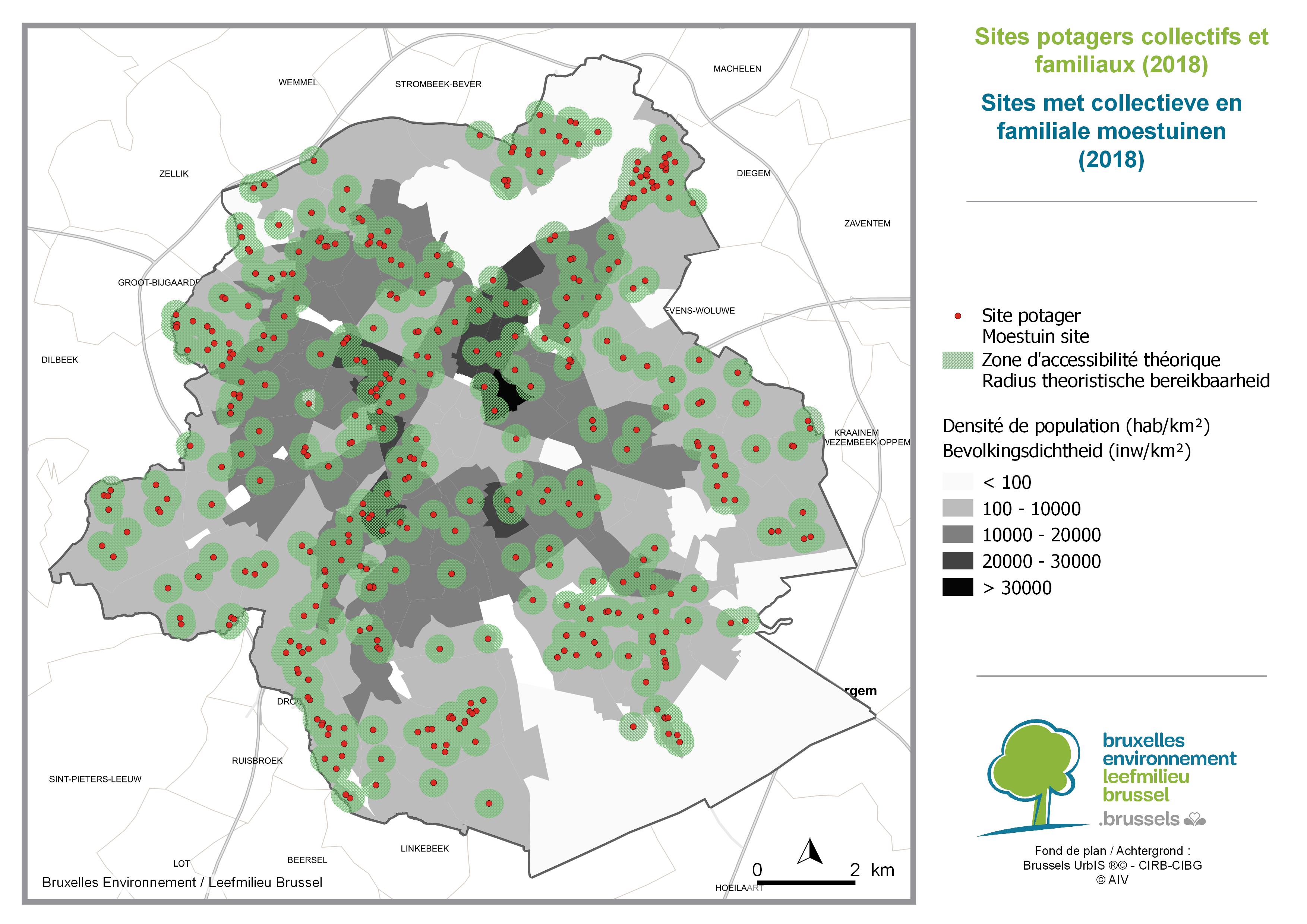 Veel Brusselaars hebben geen toegang tot een collectieve moestuin in hun buurt