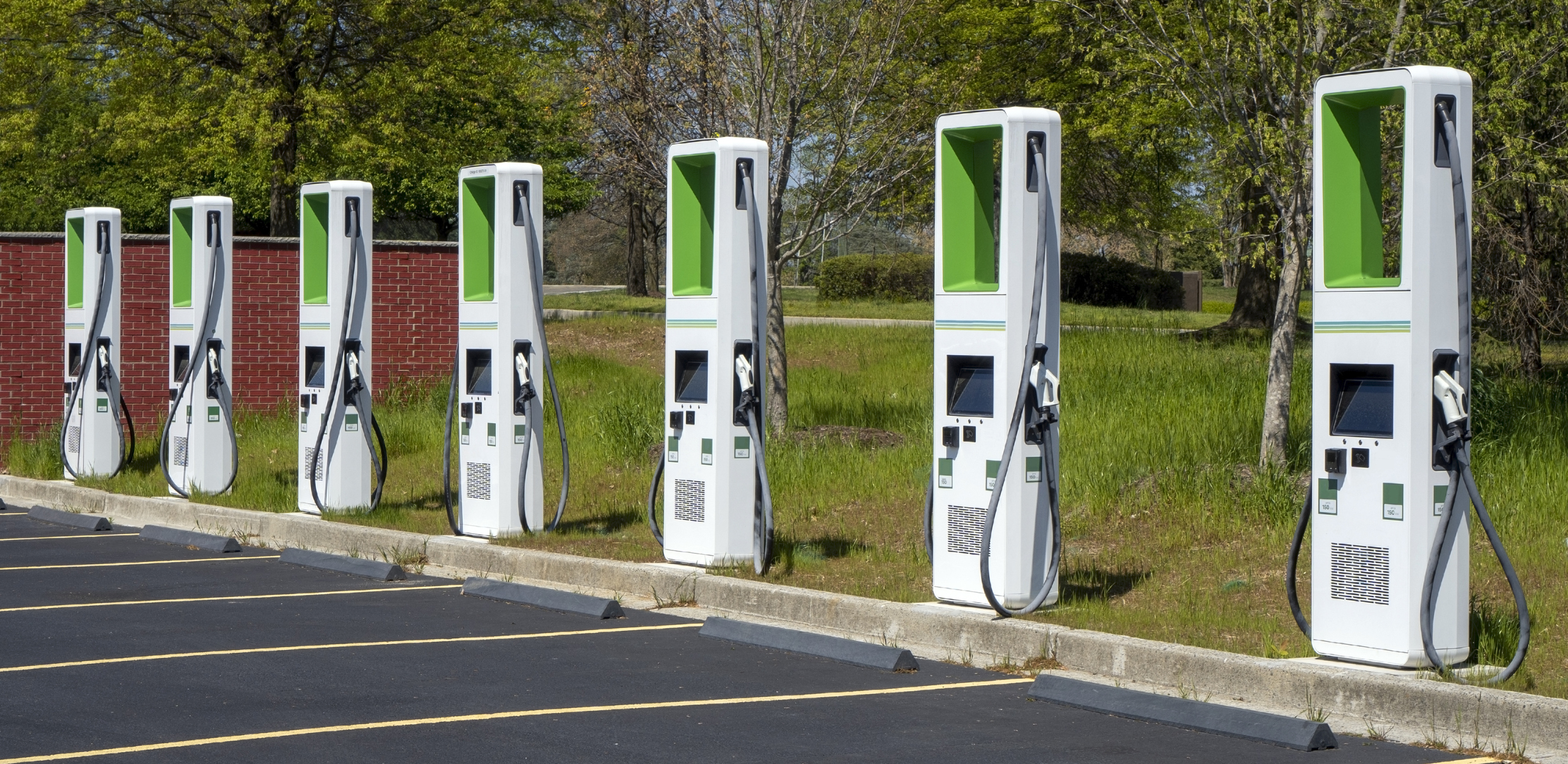 Station de recharge sur la route