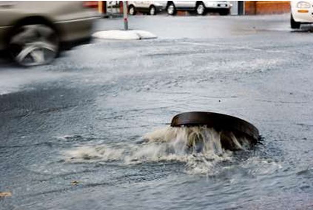 Inondation par refoulement d’égout