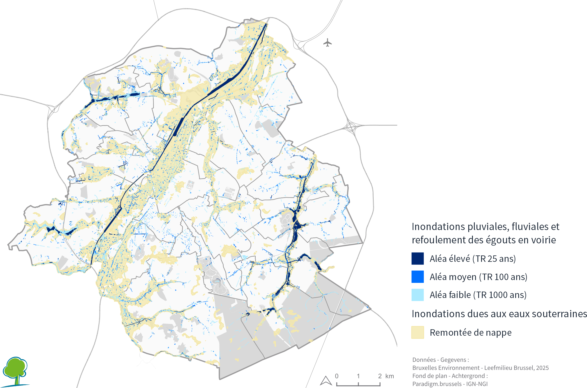 Cartographie de l’aléa d’inondation