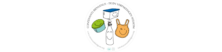 Autocollant "Contenants bienvenus "