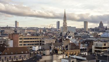 Vue aérienne de Bruxelles